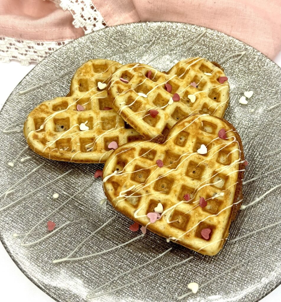 Waffle-y' Cute Gluten-Free Hearts! - Beauty Momme